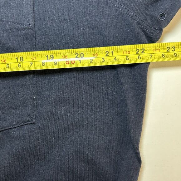 Kit and Ace Shirt Mens Large L Blue Button Up Long Sleeve Casual Cashmere Blend - Picture 5 of 6